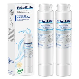 FrigiLife RWF5800A Replacement for Frigidaire EPTWFU01, EWF02, Pure Source Ultra II, PureSource Ultra 2, SCWFTCTO1, EPTWFUO1, GP006, CLCH128, SMF1007, DE022 TH-01 MR022 Refrigerator Water Filter 2PACK