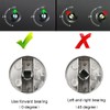 ELEGANTTIN 4 PCS Gas Stove Knob 6mm Universal Cooker Replacement