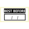 EJI Labels. 200 Best Before Stickers. Date Labels for Food.