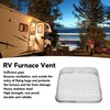 2Pcs RV Furnace Vent 4.5 X 4.5in Heavy Duty Stainless