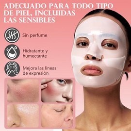 SINYI Bio Mascarilla Colageno 8pcs， Mascarilla de ColáGeno-Colageno，Minimiza los Poros Mejora la Elasticidad，Hidratación duradera（2 cajas)