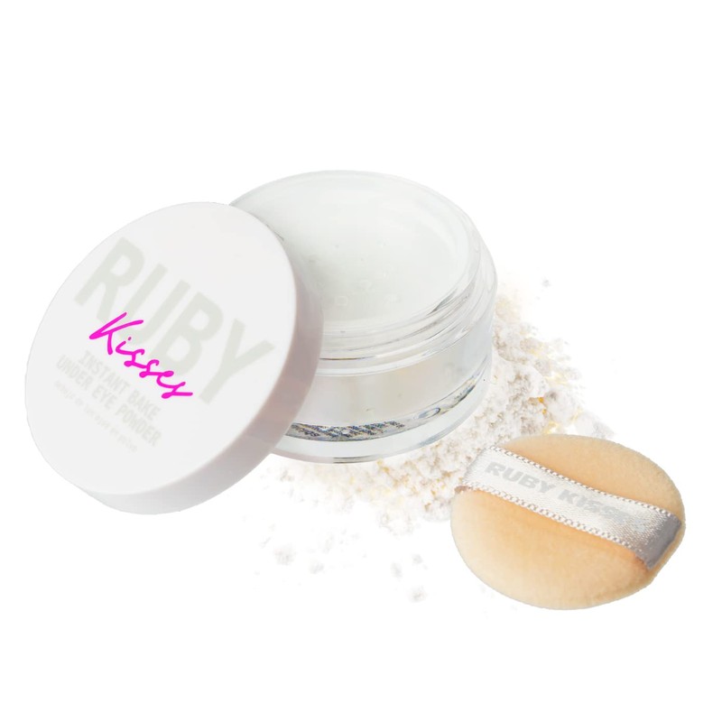 Ruby Kisses Instant Bake Undereye Powder - Vegan, Cruelty Free
