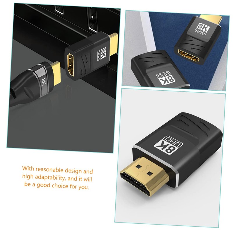 SHINEOFI Male to Female Adapter Tv Connector for Monitors Durable