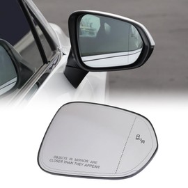 XQSMWF Right Mirror Glass Heated with Blind Spot Compatible with Lexus RX350 RX350L RX450hL RX450h 2016-2020 for NX200t NX300 NX300h 2015-2020 Replace 879310E250 8793148840 Passenger Side