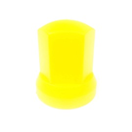 Matel Service 10x Wheel Nut Caps Diameter 32 mm Yellow Wheel Nut Cover Wheel Nut Protection Cap Truck