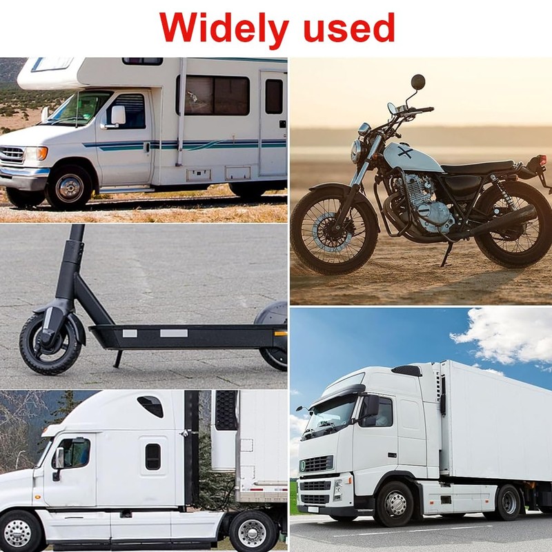 OUDQFCJ 3 Pcs Valve Extractor 2-Sided Metal Wheel 8 mm