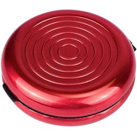 Coin Dispenser, Portable Hard Case Organizer and Storage for Coins,Small Money Sorter and Coin Holder for Collectors Round Aluminum Storage Coins Purse Wallet Holders Storage Box