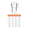 Ostendorf HTsafe Junction DN 75/75 mm 87 Degree HT Pipe