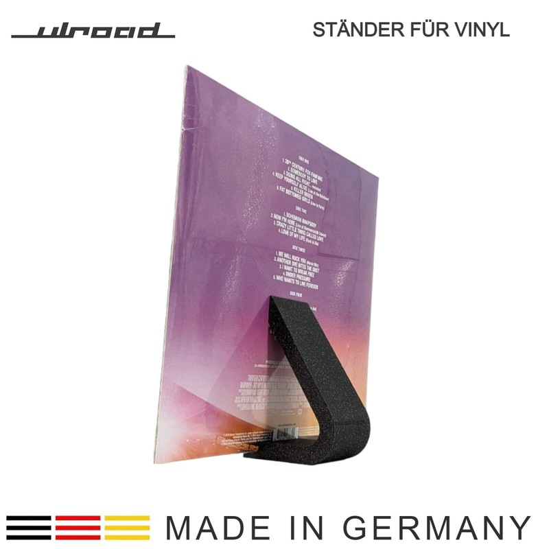 ULROAD Vinyl Record Stand, Vinyl Display, Record Holder, Decoration, 12