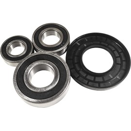 HQRP Bearing and Seal Kit compatible with GE WBVH5200K0WW WBVH5300K0WW WBVH5300K1WW WBVH5300K3WW WBVH6240F0GG WBVH6240F0WW Front Load Washer Tub