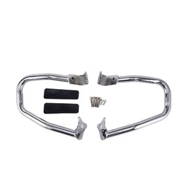 Highway Bar Engine Guard Crash Bar Kit Compatible with Indian Scout+Scout Sixty+Scout Bobber 2015-2020 Replace for 2881756-266 2015 2016 2017 2018 2019 2020 Chrome
