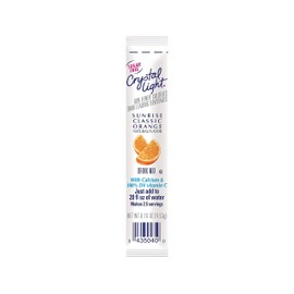Crystal Light On the Go Drink Mix, Sunrise Classic Orange – 30 count, 0.17oz