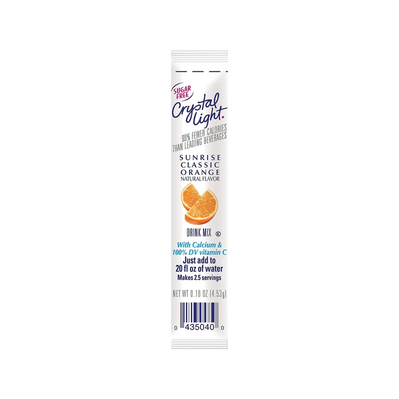 Crystal Light On the Go Drink Mix, Sunrise Classic Orange