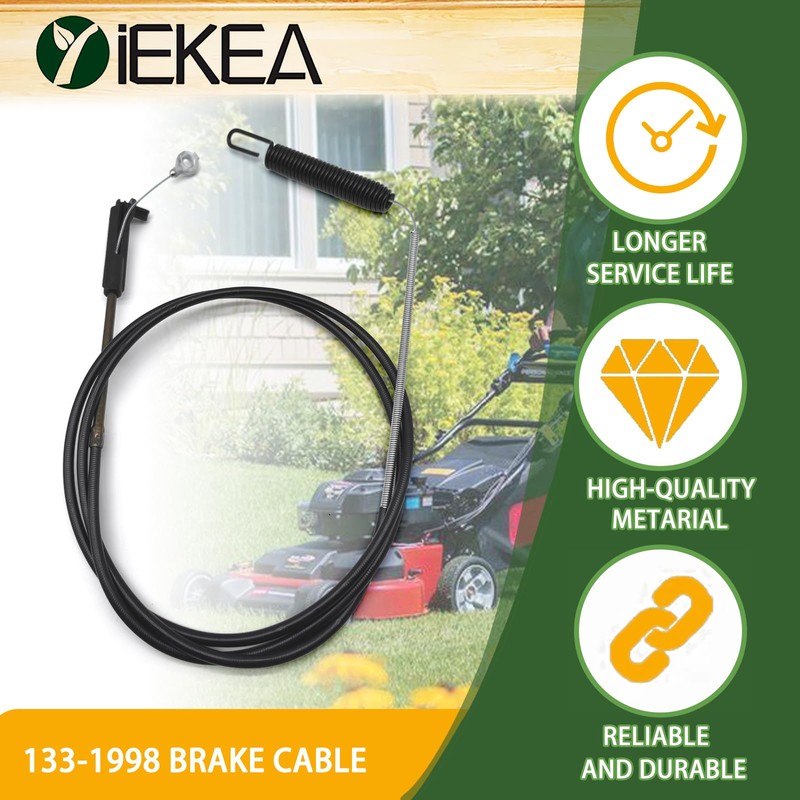 Yiekea 133-1998 Blade Engagement Cable for Toro Timemaster 30 inch