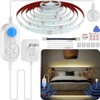 NIVOTA Dual Sensor Stair Light Strip, Double Motion Activated Sensor