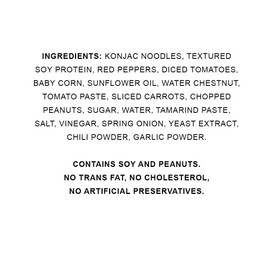 Loma Linda - Plant-Based Complete Meal Solution Packets (Pad Thai with Konjac Noodles (10 oz.), 1 Pack)