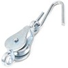 Heavy Duty Washing Line Pulley & Hook - Galvanised Steel