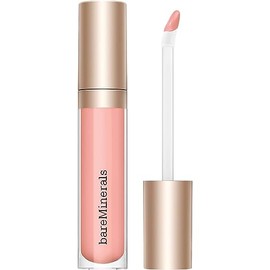 bareMinerals Mineralist Lip Gloss-Balm, brillo labial hidratante + bálsamo híbrido, bálsamo labial transparente brillante, sin adherencia, mejora la s