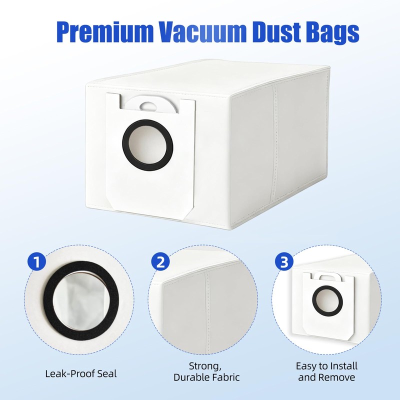 Loszaral 6-Pack Dustin & Orb-i Replacement Dust Bags for bObsweep
