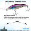 Senvenelec 5 x 3D eyes lure, crank baits, sea and