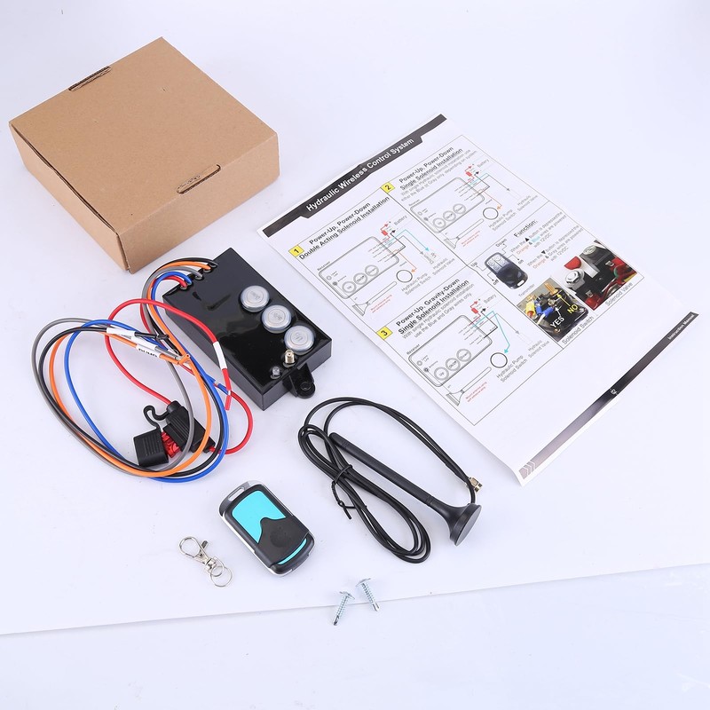 Aublinto G3-H01 Dump Trailer Wireless Remote Kit 12 Volt Hydraulic