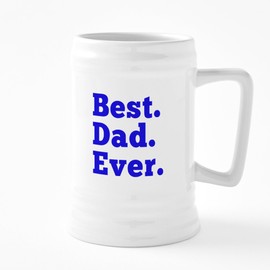 CafePress Best Dad Ever 25 oz Ceramic Beer Stein Mug