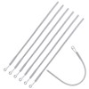 6 PCS Spring Drawstring Needle Threader, Metal Rope Threader Needles,