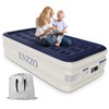 KNZZO Air Mattress Twin with Built-in Pump, Blow Up Mattress