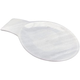 Posacucharas, Soporte para cucharas de cocina de Mármol natural, Blanco Bego.