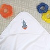 Azeeda 'Rocket Launching Into Space' Baby Hooded Towel (HT00027908)