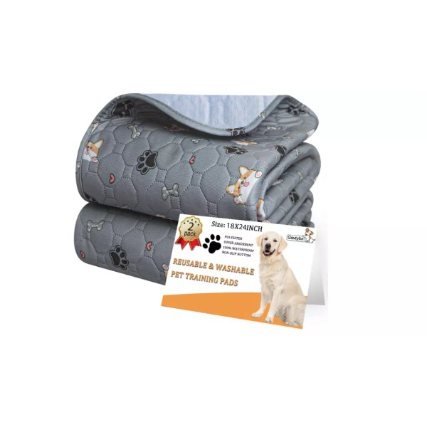 branded Washable Pee Pads for Dogs Super Absorbent Reusable Puppy