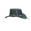Black Jungle Reedley Leather Hat, Classic Western Hat, Cowboy Hat,