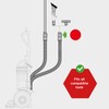 Spares2go Pipe Hose compatible with Dyson DC40 DC41 DC55 ERP