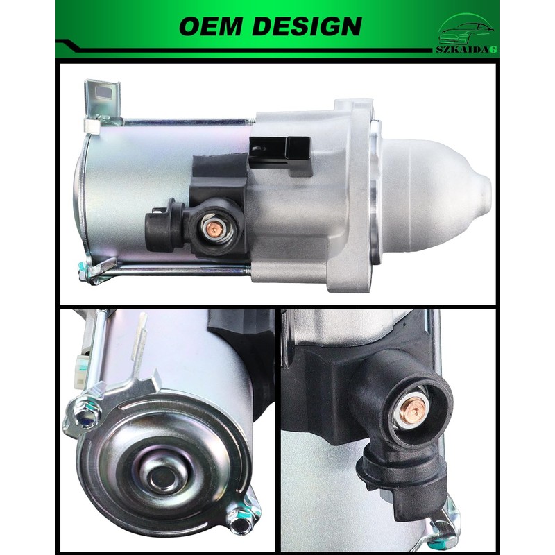 SZKAIDAG Starter Motor fits for:-Honda Accord 2.4L 2013-2017, Civic 2.0L