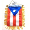 Puerto Rico Rican Flags for car Interior Rearview Mirror or