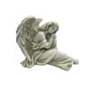 Floryden Resting Angel Religious Outdoor Garden Statue, Sleepy Angel Statue