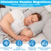 COTIACCV Dilatadores Nasales Magnéticos, Tiras Nasales Antironquidos, Cómodo de Llevar,