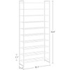 Nunsino Shoe Rack for Closet, Metal Shoe Organizer, 10 Tier