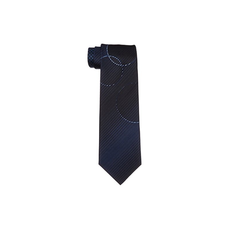 Hiroko Koshino Homme Necktie, Navy base with center circle panel