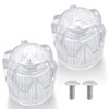 hansengroe Shower Knob Replacement with 17pt Point Broach fit for