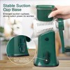 Rotary cheese grater - hand-cranked,5in1 washable & easy to clean