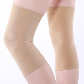 2-Pack Thin Compression Knee Support for Women Band Black 2-Pack 5ea