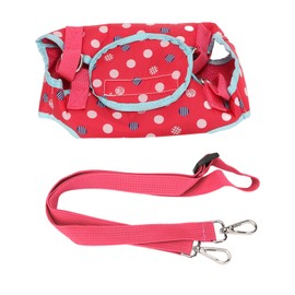 Dog Lift Harness Support Breathable Washable Portable Dog Sling Harness with Dual Lumbar Strips for Small Dogs M Rose Red