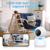 Indoor Security Camera with Motion Detection Siren Night Vision Two-Way