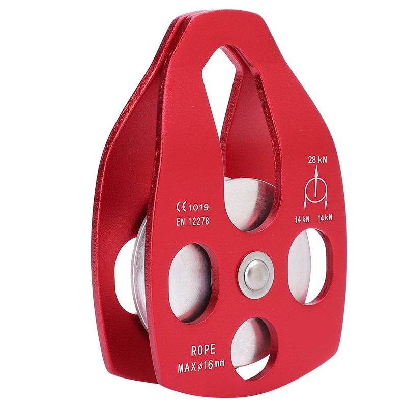 30KN Large Single Pulley Bearing Sheave Sliding Side Plate for