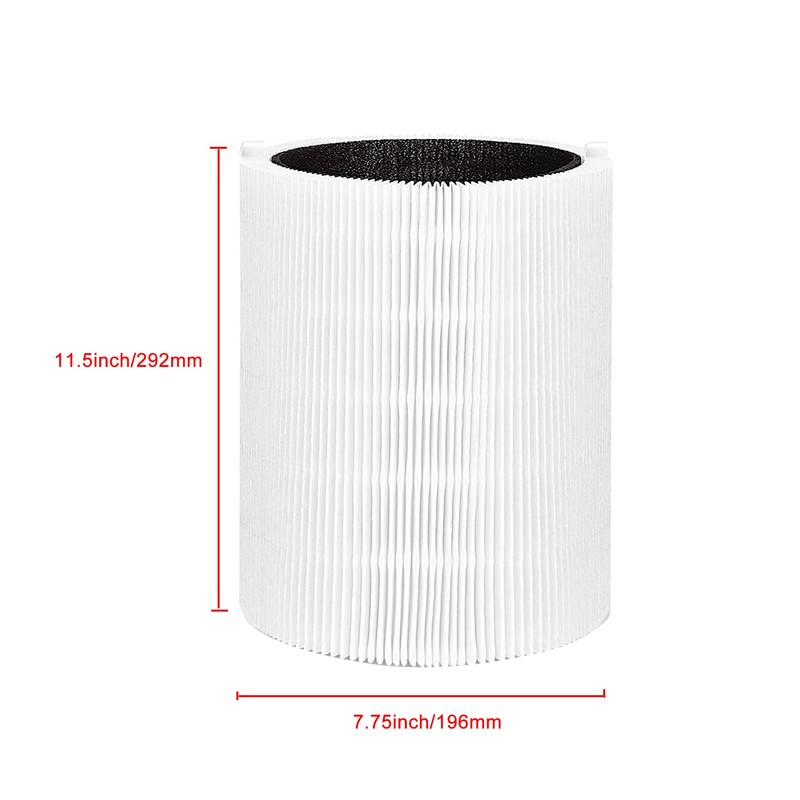 EZ SPARES Replacement Filter for Blueair Blue Pure 411 Genuine,411+,411
