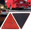 YnGia 2PCS Trailer Reflector Red Triangle Reflective Rear Warning Reflectors