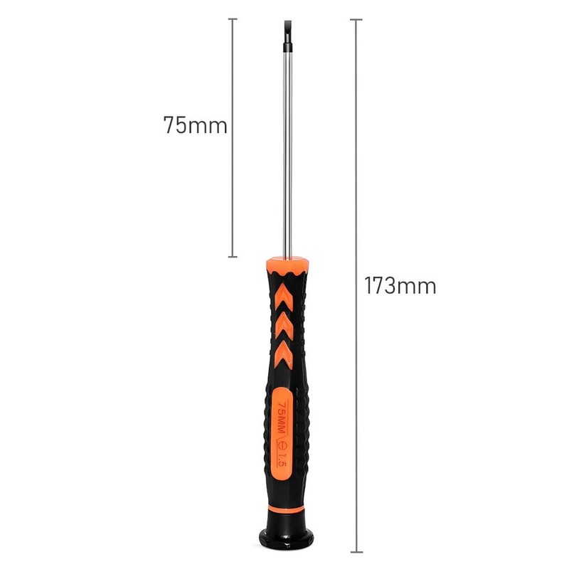Precision 1.5mm Slotted Mini Flathead Screwdriver Magnetic Tip for Eye