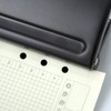 6-Hole Desktop Puncher, A5 Ring Binder Hole Punch Adjustable Spacing