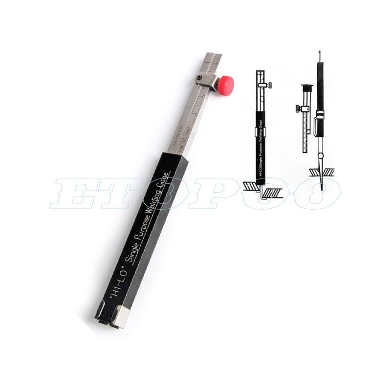 HI-LO 단일 HI-LO 용접 게이지 내부 루트 간격 검사 스케일